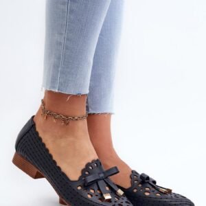 Baleriny Model Nestavia ASA222-1 Navy - Step in style