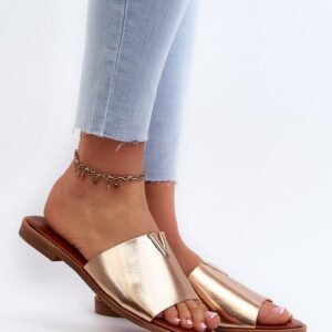 Sandał Klapki Model Maliha 24SD97-7736 Gold - Step in style