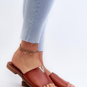Sandał Klapki Model Maliha 24SD97-7736 Brown - Step in style