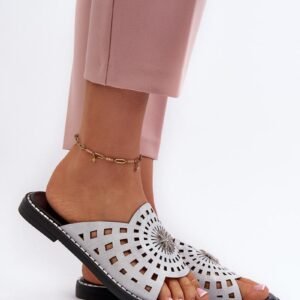 Sandał Klapki Model Ebirena RMR2266-4 Silver - Step in style