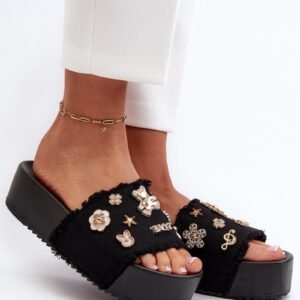 Sandał Klapki Model Zranesia BG172 Black - Step in style