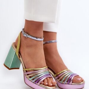 Sandały Model DA CR920 Multicolor Violet - Step in style