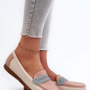 Mokasyny Model Vikitara 833957 Pink - Step in style