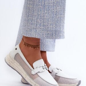 Mokasyny Model DA TW210 White - Step in style