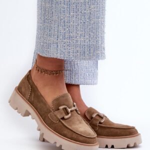 Mokasyny Model DA TW117 Brown - Step in style