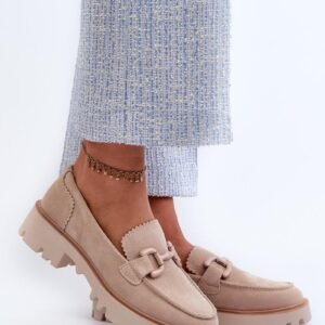 Mokasyny Model DA TW117 Beige - Step in style