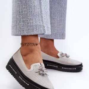 Mokasyny Model S.Barski LR400 Silver - Step in style