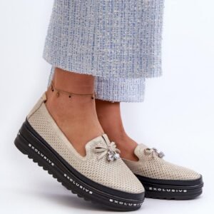 Mokasyny Model S.Barski LR400 Gold - Step in style