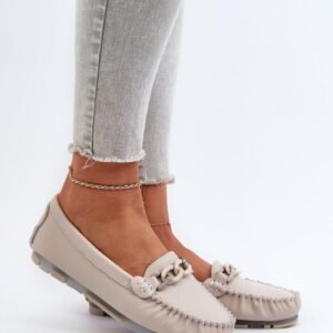 Mokasyny Model S.Barski LR339 Beige - Step in style