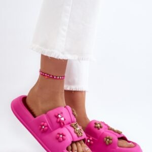 Sandał Klapki Model Cambrina BG160 Fuksja - Step in style