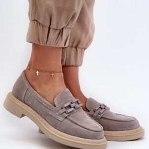 Mokasyny Model DA TW101 Grey - Step in style