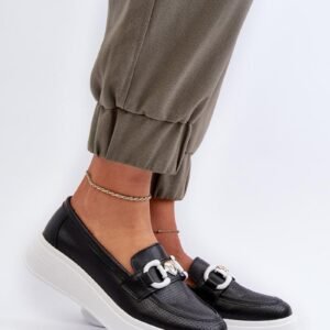 Mokasyny Model S.Barski LR720 Black - Step in style