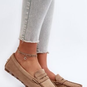 Mokasyny Model Glimris 24PB02-7673 Dark Beige - Step in style