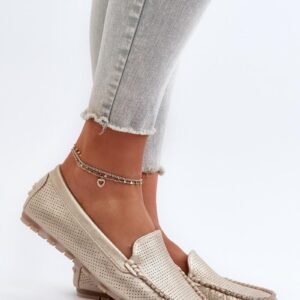 Mokasyny Model Ranica 24PB02-7669 Gold - Step in style