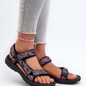 Sandały Model Lumeria 23SD11-5630 Black/Pink - Step in style