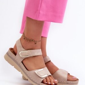 Sandały Model Risanni 22SD98-4562 Beige - Step in style