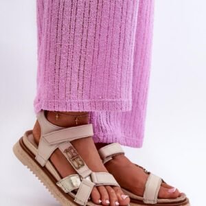 Sandały Model Zazoo 50103 Beige - Step in style