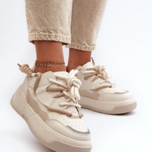 Buty Sportowe Model Moariella VL232P Beige - Step in style