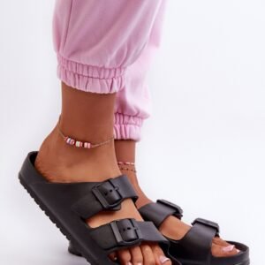 Sandał Klapki Model Luciene 24SD97-7738 Black - Step in style