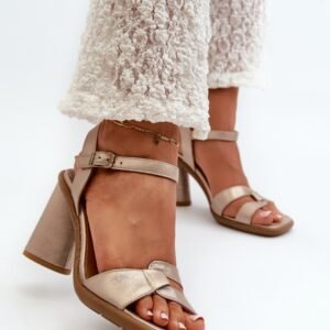 Sandały Model Maciejka 06029-25 Gold - Step in style