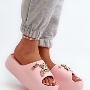 Sandał Klapki Model Orchia BG177 Pink - Step in style