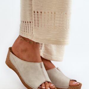 Sandał Klapki Model Inblu NG000002 Beige - Step in style