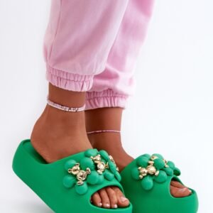 Sandał Klapki Model Bremavia BG181 Green - Step in style