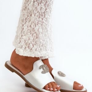 Sandał Klapki Model S.Barski KV27-050 Silver - Step in style