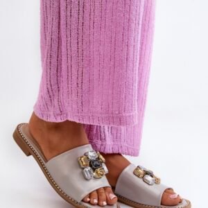 Sandał Klapki Model S.Barski KV27-031 Beige - Step in style