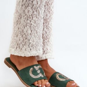 Sandał Klapki Model S.Barski KV27-052 Green - Step in style