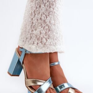 Sandały Model Abilica M366 Blue/Gold - Step in style