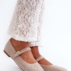 Baleriny Model Tinara T613P Beige - Step in style