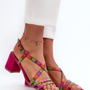 Sandały Model Maciejka 06653-15 Fuksja - Step in style