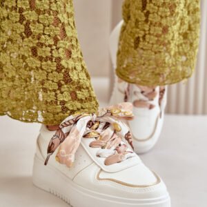 Buty Sportowe Model Mistra MS3107 White/Gold - Step in style