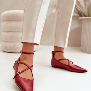 Baleriny Model Violra P-1396 Bordo - Step in style
