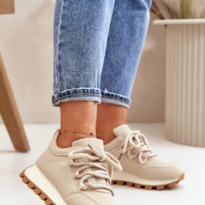 Buty Sportowe Model Riadella 24898 Beige - Step in style