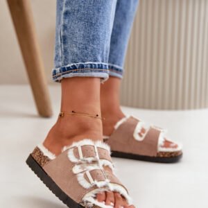 Kapcie Model Ezilena ESL-200 Beige - Step in style