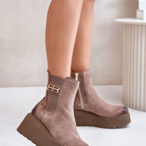 Botki Model Zazoo 60498 Beige - Step in style