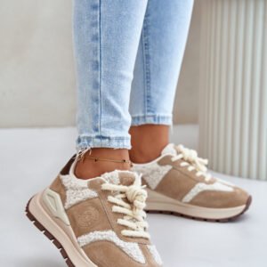 Buty Sportowe Model Big Star OO274A317 Hi-Polly System Beige - Step in style