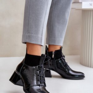 Botki Model Zazoo 60503 Black - Step in style