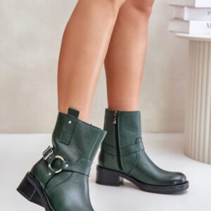 Botki Model Zazoo 60480 Dark Green - Step in style