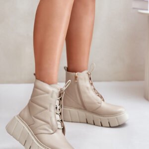 Botki Model Zazoo 60472 Beige - Step in style