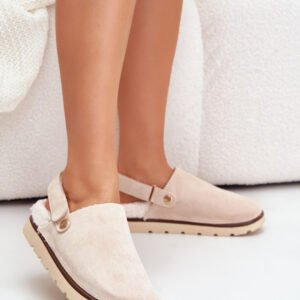 Kapcie Model Sanilora 100-418 Beige - Step in style
