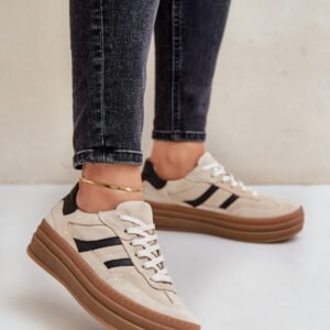 Buty Sportowe Model Zazoo N1176 Beige - Step in style