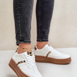 Buty Sportowe Model Dravinnia PC2802 White Leopard - Step in style