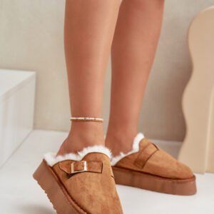 Kapcie Model Linneola FA-185 Camel - Step in style