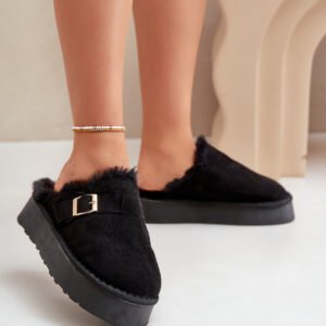 Kapcie Model Linneola FA-185 Black - Step in style