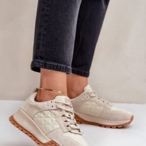 Buty Sportowe Model Big Star OO274A315 Hi-Poly System Beige - Step in style