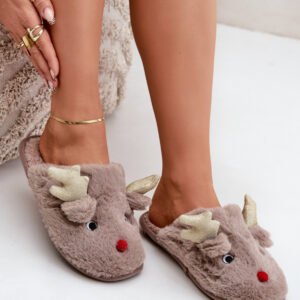 Kapcie Model Asielle YL-54 Dark Beige - Step in style