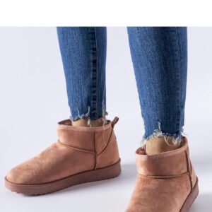 Różowe ocieplane krótkie śniegowce Guglielma - Solea